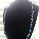 Blue & Purple Necklace