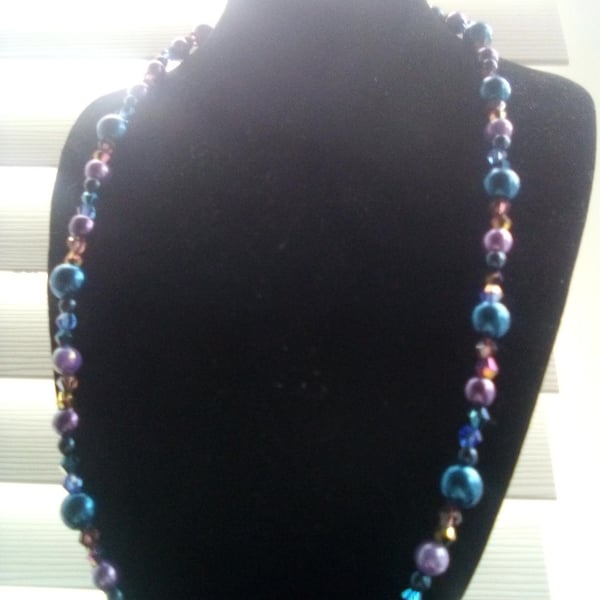 Blue & Purple Necklace