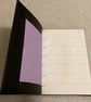 Fill In the Date - Weekly Planner - Black Leather bound A6(ish) sized calendar - Image 2