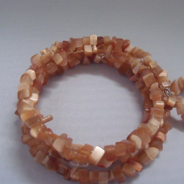 Carnelian Chip Bangle