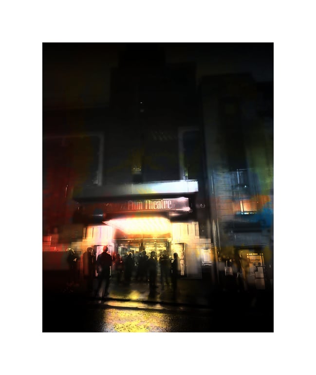 GFT Film Theatre Glasgow, Fine Art Archival Print 5 x 7inch in 7 x 9inch mount