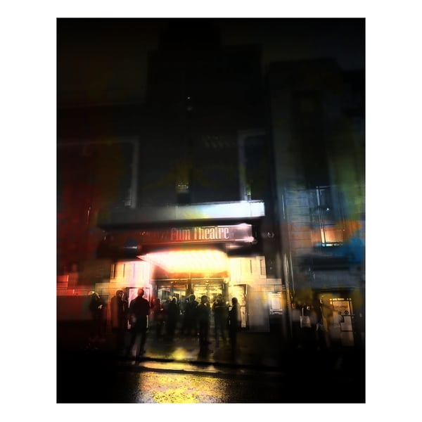 GFT Film Theatre Glasgow, Fine Art Archival Print 5 x 7inch in 7 x 9inch mount