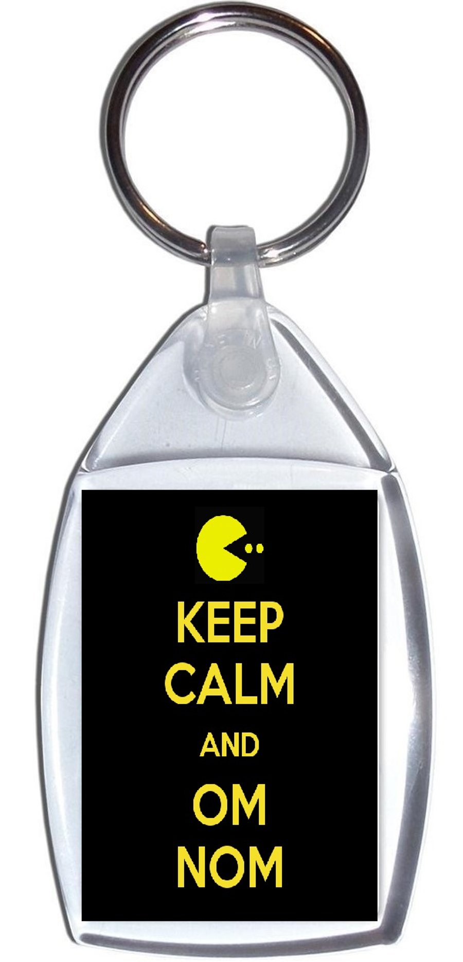 Keep Calm and Om Nom - Keyring  (FD0221e)