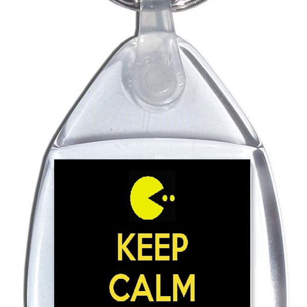 Keep Calm and Om Nom - Keyring  (FD0221e)