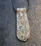 Rustic, boho wearable art pendant