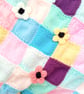Hand Knitted Double Sided Baby Blanket, Reversible Patchwork Blanket, Baby Gift - Image 3