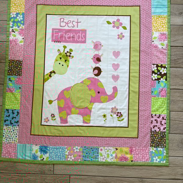 Best Friends Handmade Patchwork Quilt