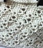 Crocheted lined bag with solid handles - Image 3