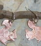 Squirrel earrings in copper - Image 3
