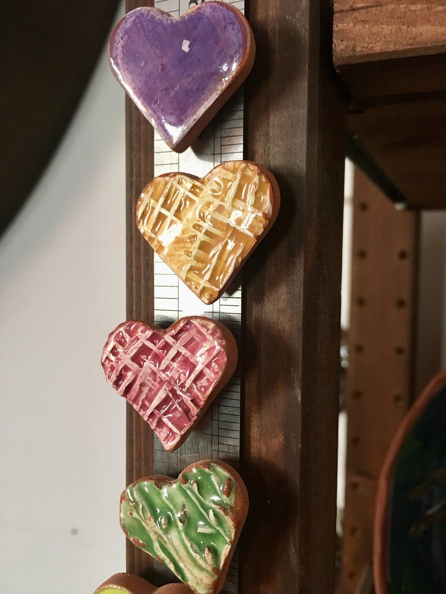 Tiny Heart Magnets, Candy Colours