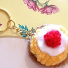Claire Cookie Character Keychain, Key Ring, Car Charm, Bag Charm 