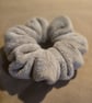 Soft Brown Furry Scrunchie