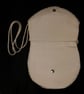 Ivory silk hand beaded butterfly handmade wedding pochette bag - Image 3