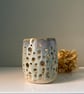 Handmade ceramic candle holder, ceramic luminary  - Image 9