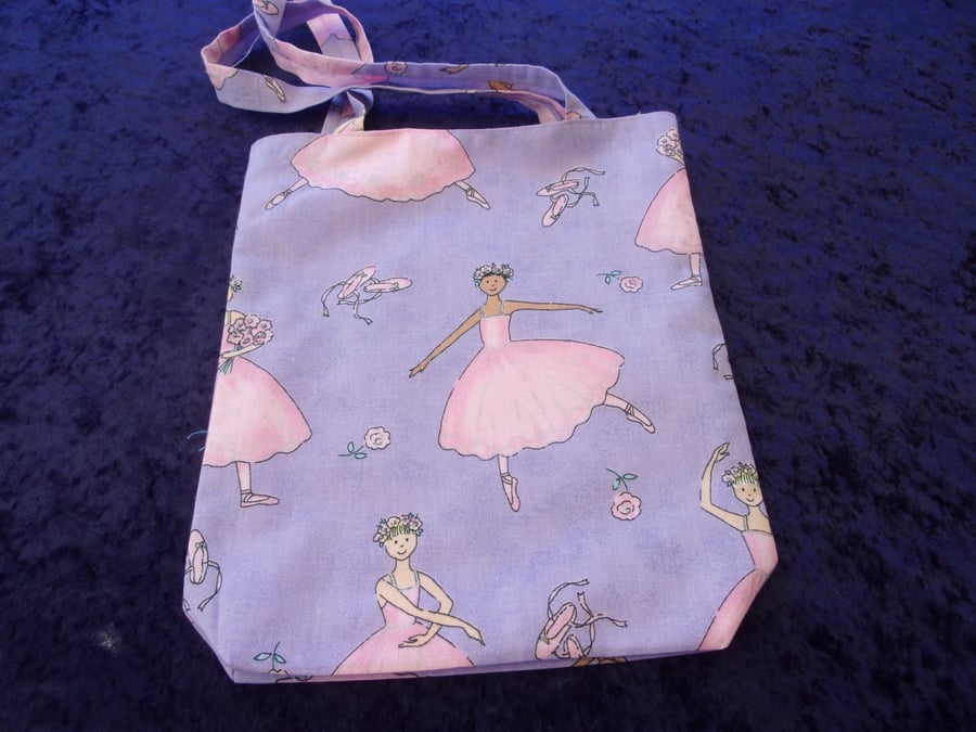 Fabric bag with Ballerinas