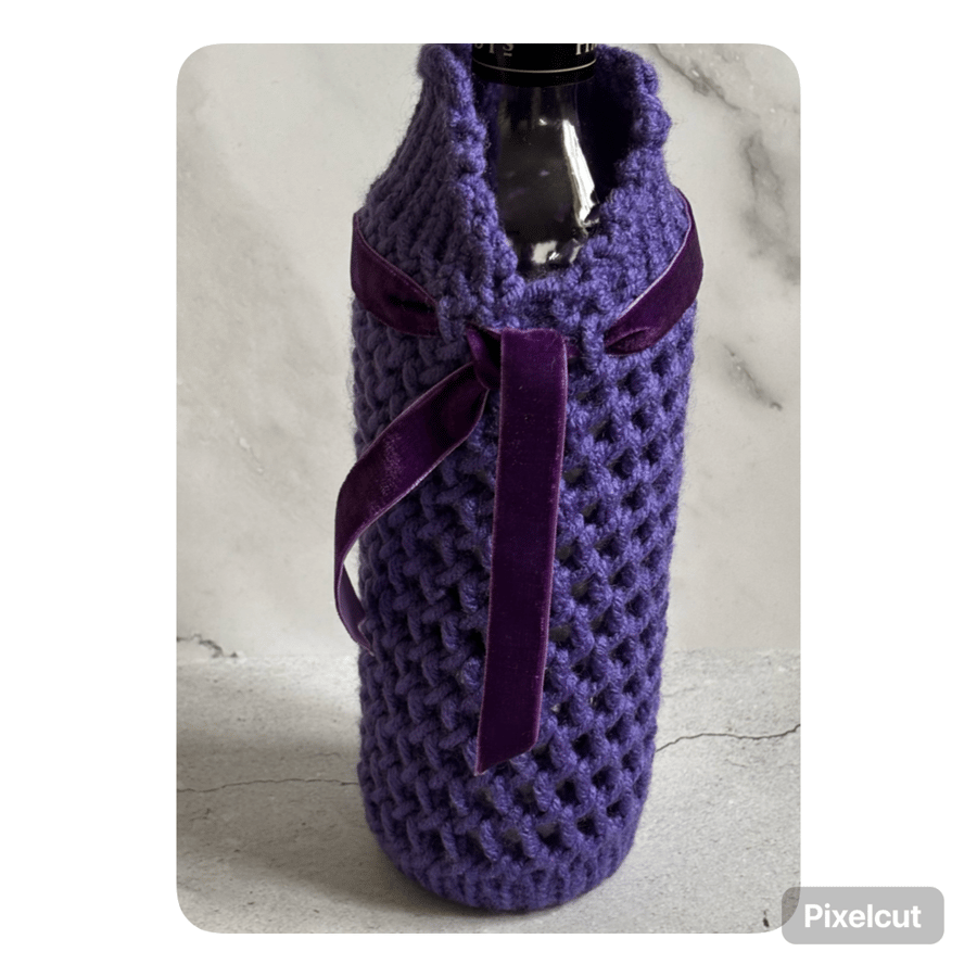 Knitted Wine Bottle Cover
