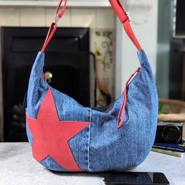 Red star bag on sale