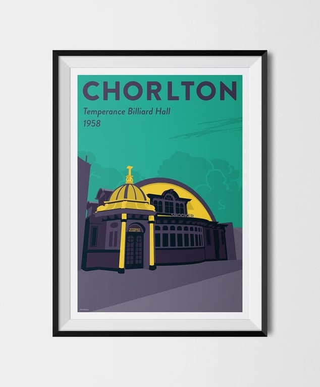 CHORLTON - Temperance Billiard Hall (Manchester) FREE UK P&P