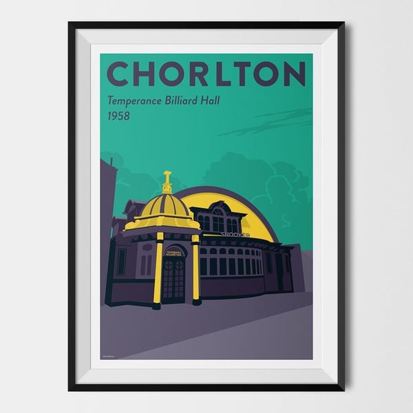 CHORLTON - Temperance Billiard Hall (Manchester) FREE UK P&P