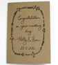 Personalised- Congratulations wedding card - Image 3