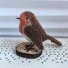 Robin redbreast, christmas decoration, needle felted