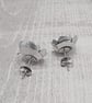 Recycled Flower Stud Earrings –Drink Can Aluminium – Inch's Cider Can - Image 5