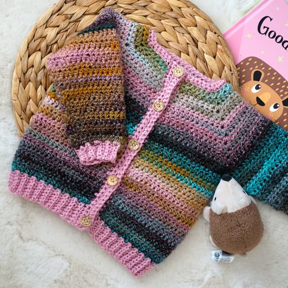 Colourful kids cardigan 12-18 months