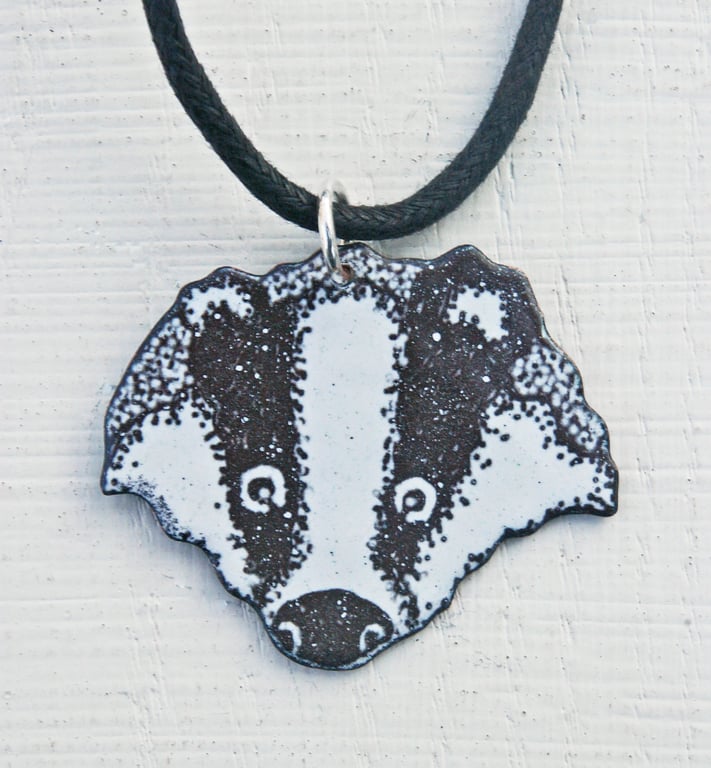 Badger's Head Pendant