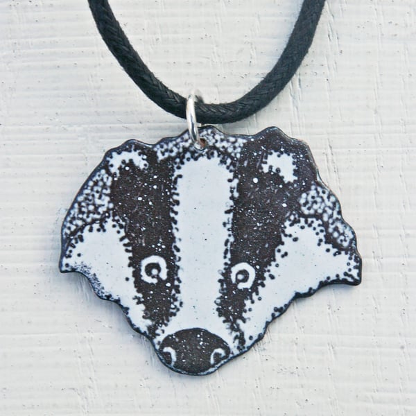 Badger's Head Pendant