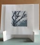  Small Square Original Lino Print - Image 2