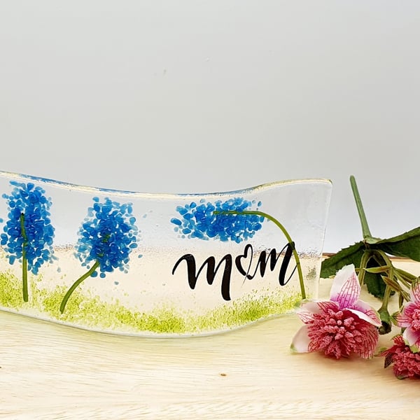Floral Wave Fused Glass