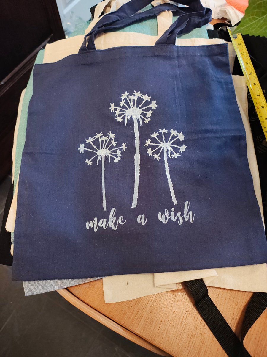 Hand painted tote bag 