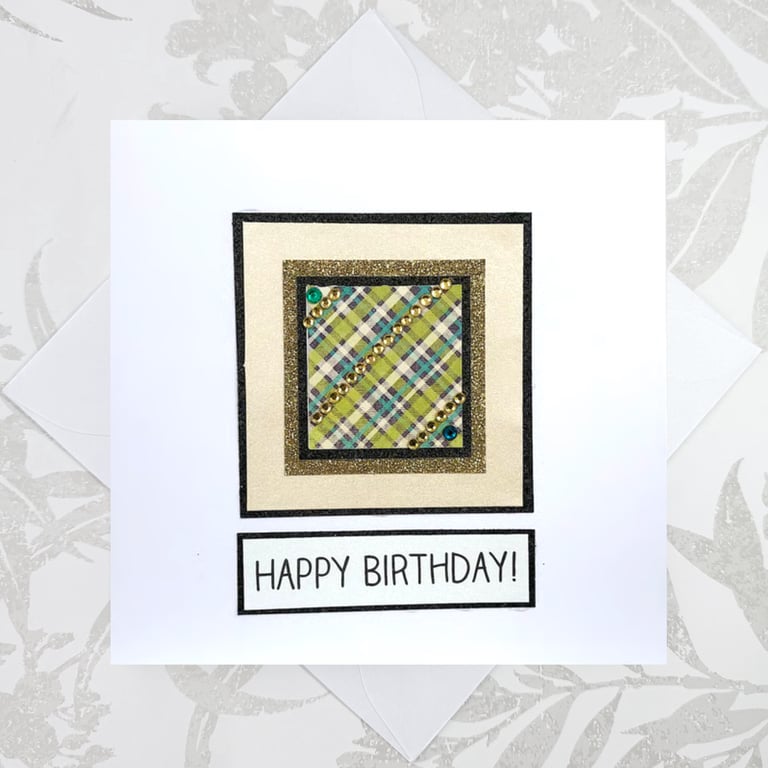 Handmade birthday card - brother