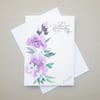 hand painted sympathy card ( ref FA40 A1 )