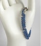 Blue Agate Wrap Bracelet - Choker  - Image 9