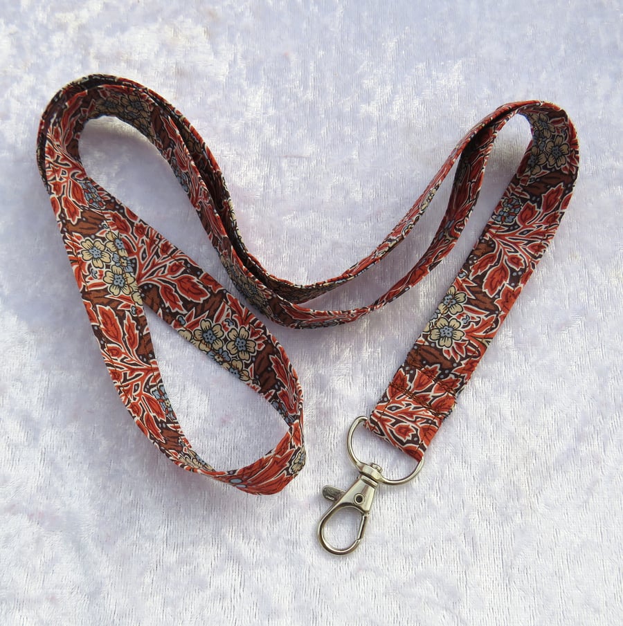 Lanyard, made from Liberty Tana Lawn, badge holder