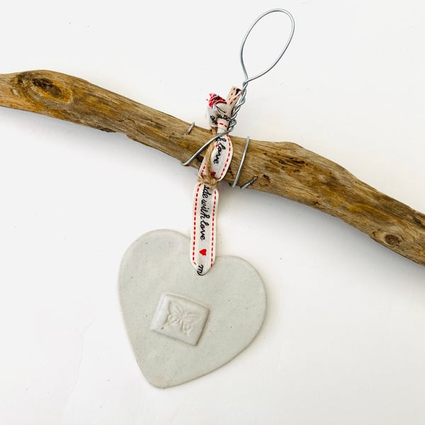 Bespoke Driftwood Loveheart hanger, handmade, one off design, home decor