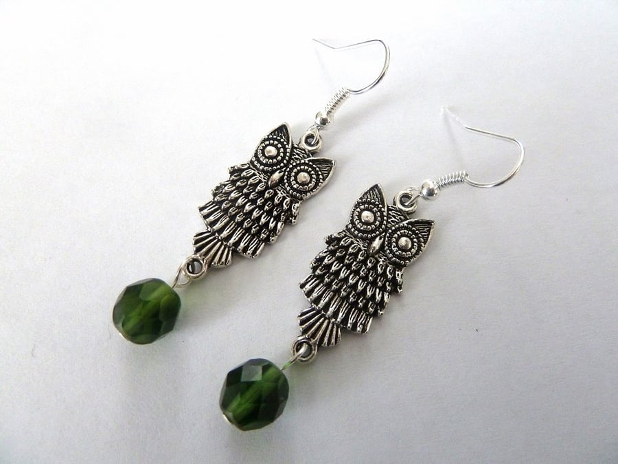 owl earrings
