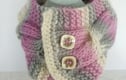 Cable Knit Neck Warmers in Pink 