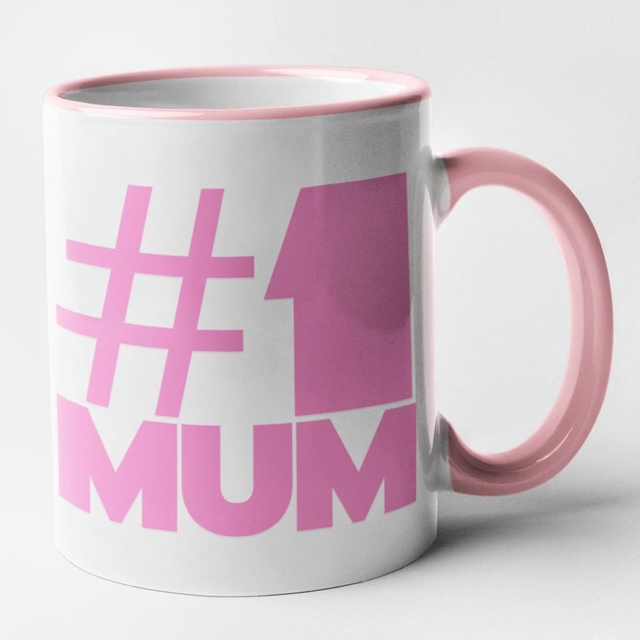 Number One Mum Mug Mothers Day Birthday Hilarious Novelty Gift