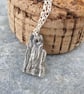 Silver cast 'driftwood' pendant - Image 1