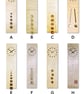 Wall Clocks - Rectangular Clocks - Pendulum Clocks - Pierced and Inlaid Ripple S - Image 1