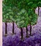 Original Abstract Acrylic Painting - Abstract Art – Lavender Field - Image 4