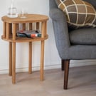 Side table - solid oak bedside table