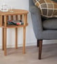 Side table - solid oak bedside table