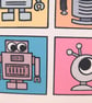 Robot Card - blank greetings card with cute robots L-RRB - Image 5