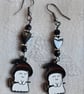 Cute Witch Ghost dangly earrings - Image 6
