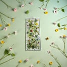 Fused glass art wall or window hanging 