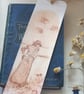 Hand printed  book mark 'Girl and Birds' - Image 8