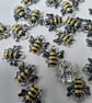 50 x Yellow and Black Enamel 18 x 18mm Alloy Charms
